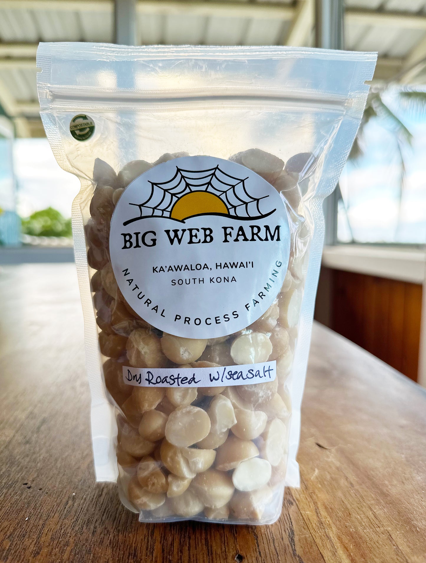 Dry Roasted Macadamia Nut (Salted) - 1/2lb/8oz